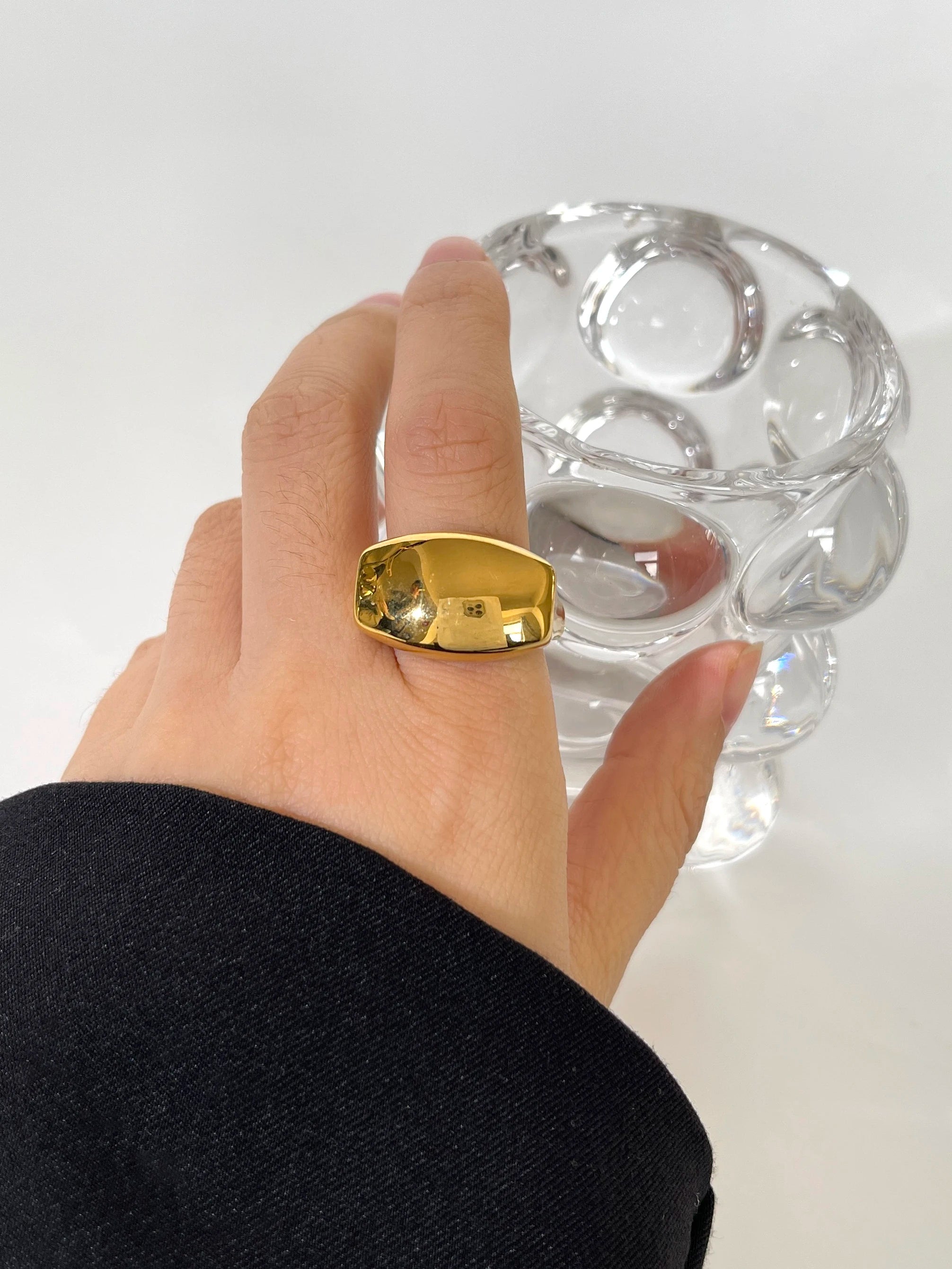 The Sculpted Dome Ring