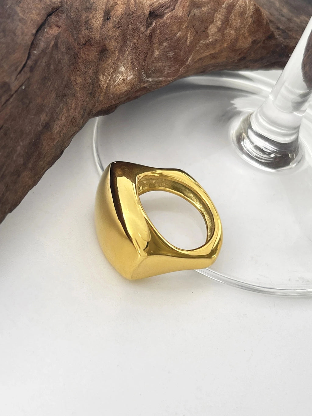 The Sculpted Dome Ring