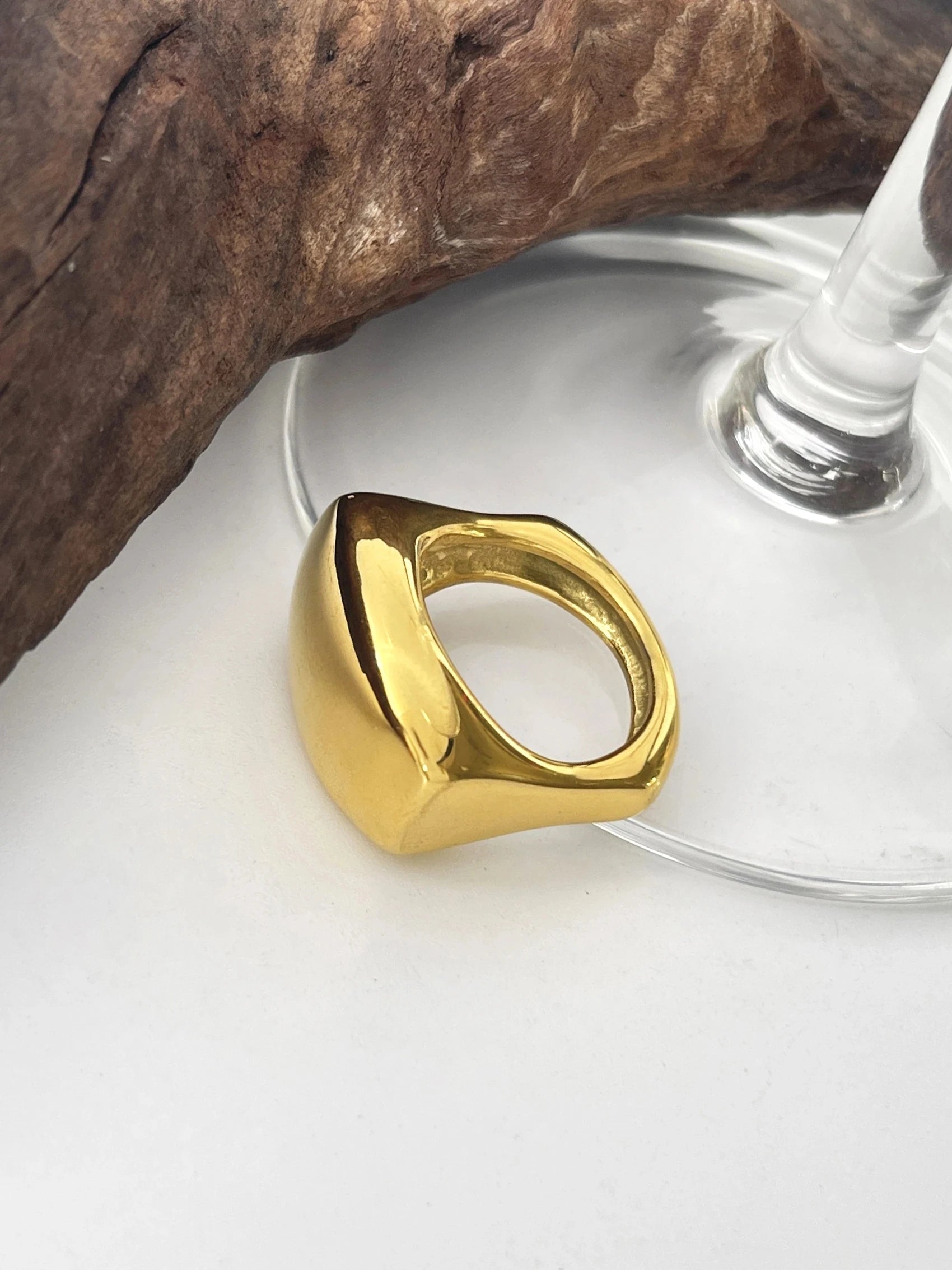 The Sculpted Dome Ring