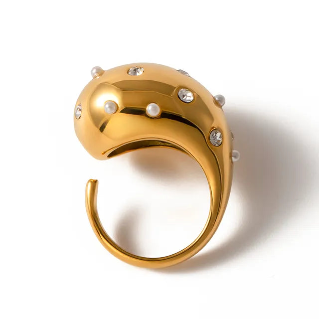 The Aurora Open Dome Ring