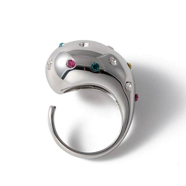 The Aurora Open Dome Ring