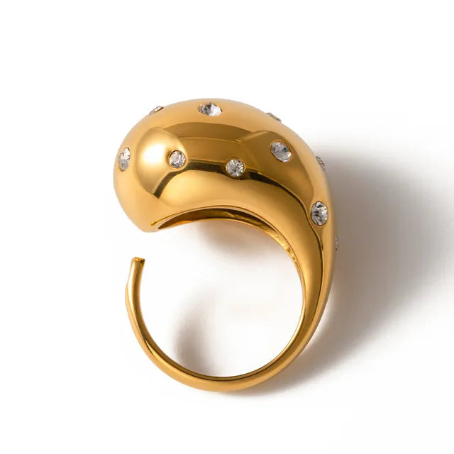 The Aurora Open Dome Ring