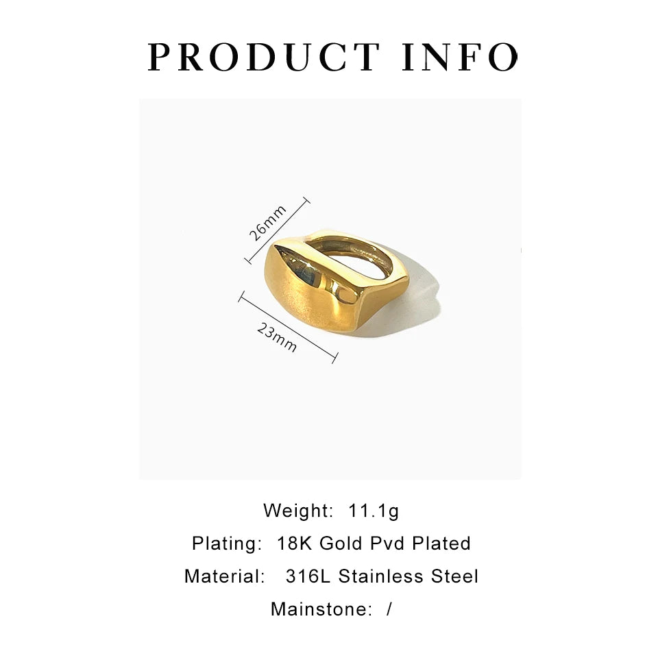 The Sculpted Dome Ring